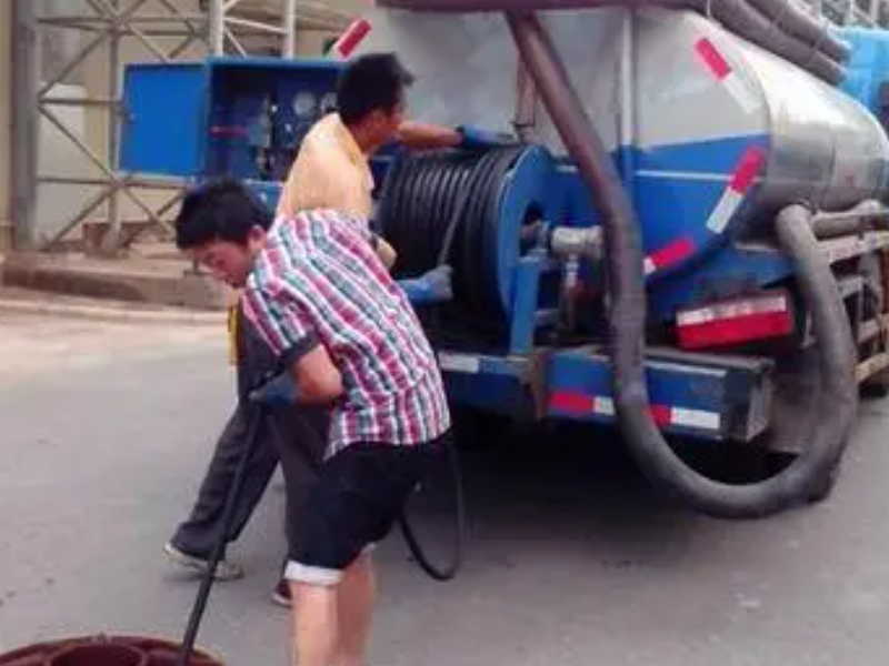 武汉汉阳蔡甸专业疏通下水道高压车清洗化粪池清理